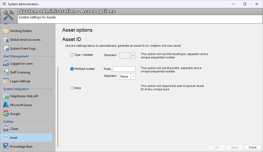 Asset Options
