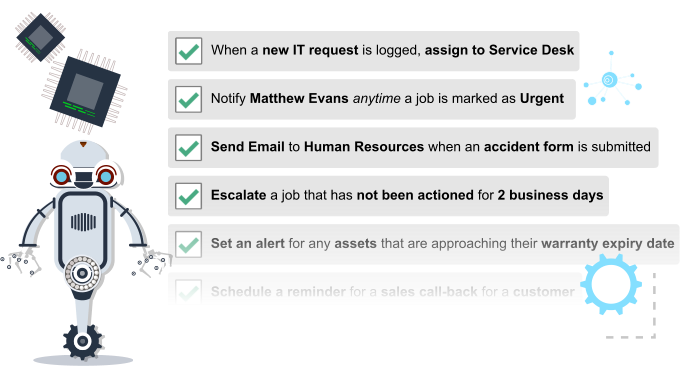 Service Desk Automation Rules