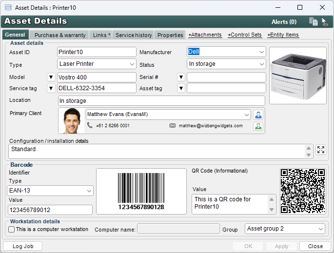 Asset Configuration Item CI CMDB