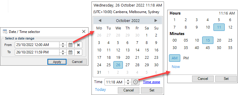 Calendar control