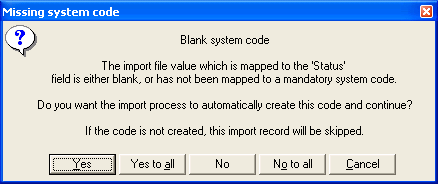 Blank System Code