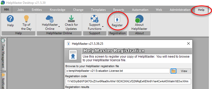 Register HelpMaster