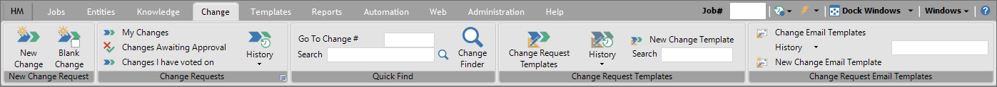 Change Toolbar