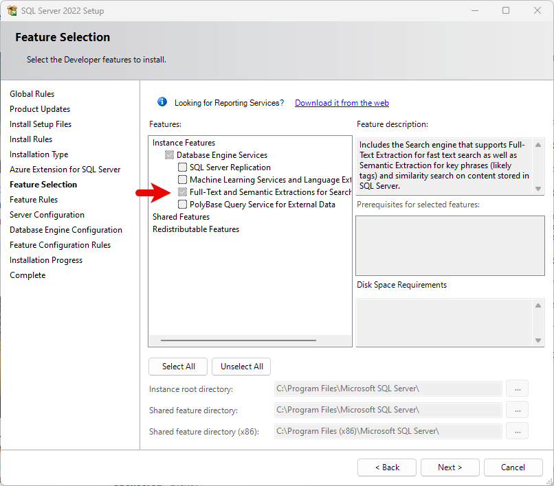 Microsoft SQL Server Express Installer 2