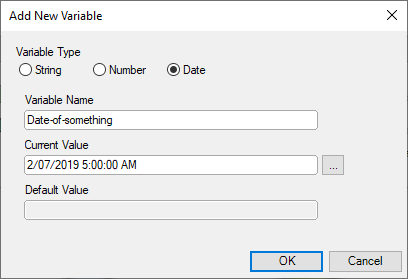 workflow date variables