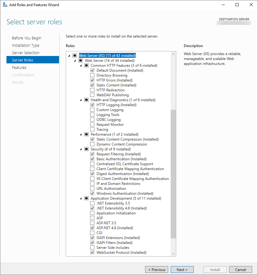Server 2022 Roles