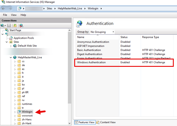 IIS Windows Authentication