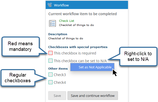 workflow checklist use