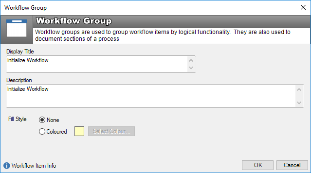 Workflow grouping