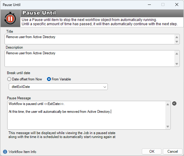 Workflow Pause Until