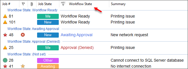 workflow state indicator